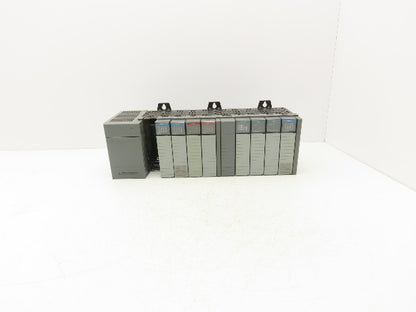 Allen Bradley 1746-A10 1746-P2 SLC 500 Power Supply 10-Slot I/O Chassis Rack