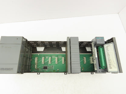 Allen Bradley 1746-A10 1746-P2 SLC 500 Power Supply 10-Slot I/O Chassis Rack