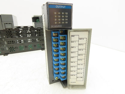 Allen Bradley 1746-A10 1746-P2 SLC 500 Power Supply 10-Slot I/O Chassis Rack