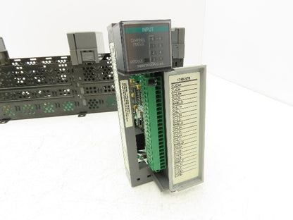 Allen Bradley 1746-A10 1746-P2 SLC 500 Power Supply 10-Slot I/O Chassis Rack