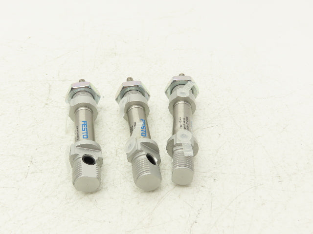Festo DSNU-12-10-P-A Pneumatic Cylinder 12mm Bore 10mm Stroke 145PSI Lot of 3