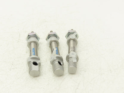 Festo DSNU-12-10-P-A Pneumatic Cylinder 12mm Bore 10mm Stroke 145PSI Lot of 3