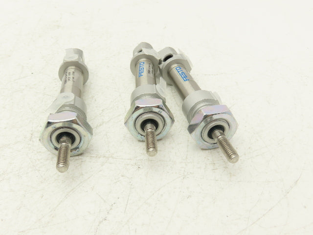 Festo DSNU-12-10-P-A Pneumatic Cylinder 12mm Bore 10mm Stroke 145PSI Lot of 3