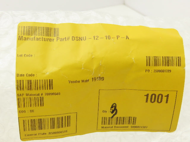 Festo DSNU-12-10-P-A Pneumatic Cylinder 12mm Bore 10mm Stroke 145PSI Lot of 3