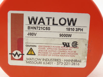 Watlow BHN721C5S Screw Plug Immersion Heater 9kw 480V 3PH 2"NPT 22"Length 9000W