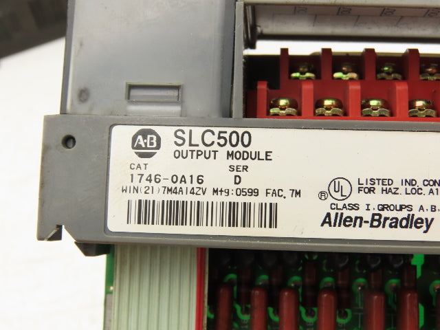 Allen Bradley 1746-P2 SLC 500 Power Supply Ser C 13-Slot I/O Chassis Rack