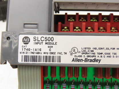 Allen Bradley 1746-P2 SLC 500 Power Supply Ser C 13-Slot I/O Chassis Rack