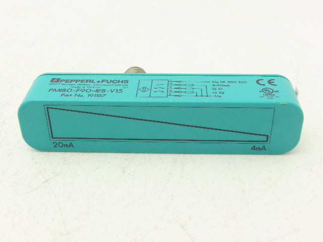Pepperl+Fuchs 191137 PMI80-F90-IE8-V15 Inductive Positioning System 0-80mm Range