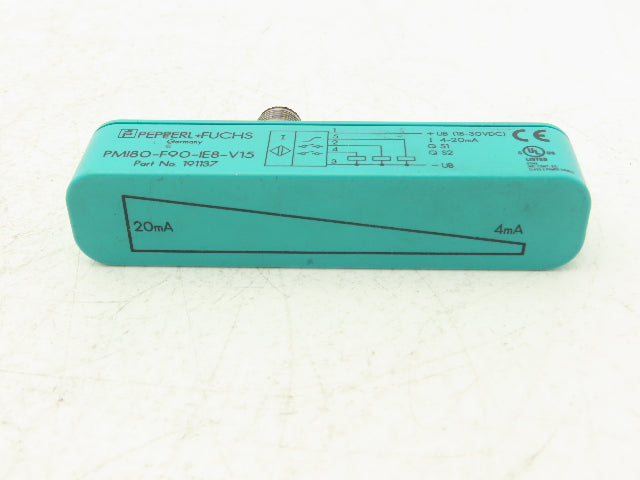 Pepperl+Fuchs 191137 PMI80-F90-IE8-V15 Inductive Positioning System 0-80mm Range