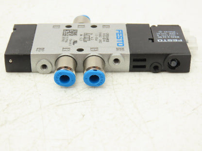 Festo CPE10-M1BH-5L-QS-4 Pneumatic Air Solenoid Valve 5/2-Way Monostable 24VDC