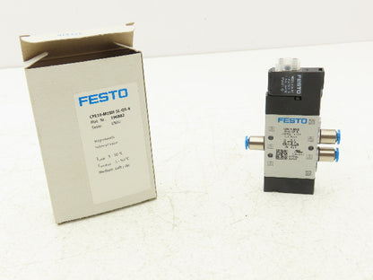 Festo CPE10-M1BH-5L-QS-4 Pneumatic Air Solenoid Valve 5/2-Way Monostable 24VDC