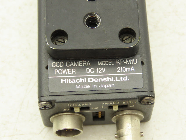 Hitachi Denshi KP-M1U CCD Camara 12VDC W/Fuji 201573 Lens Acuity AS-CLRS-017