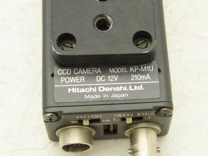Hitachi Denshi KP-M1U CCD Camara 12VDC W/Fuji 201573 Lens Acuity AS-CLRS-017