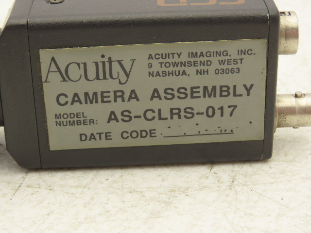 Hitachi Denshi KP-M1U CCD Camara 12VDC W/Fuji 201573 Lens Acuity AS-CLRS-017