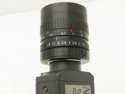 Hitachi Denshi KP-M1U CCD Camara 12VDC W/Fuji 201573 Lens Acuity AS-CLRS-017