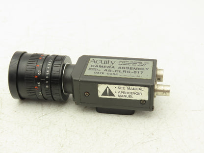 Hitachi Denshi KP-M1U CCD Camara 12VDC W/Fuji 201573 Lens Acuity AS-CLRS-017