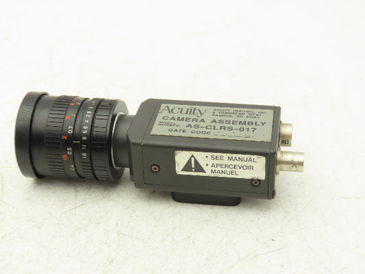 Hitachi Denshi KP-M1U CCD Camara 12VDC W/Fuji 201573 Lens Acuity AS-CLRS-017