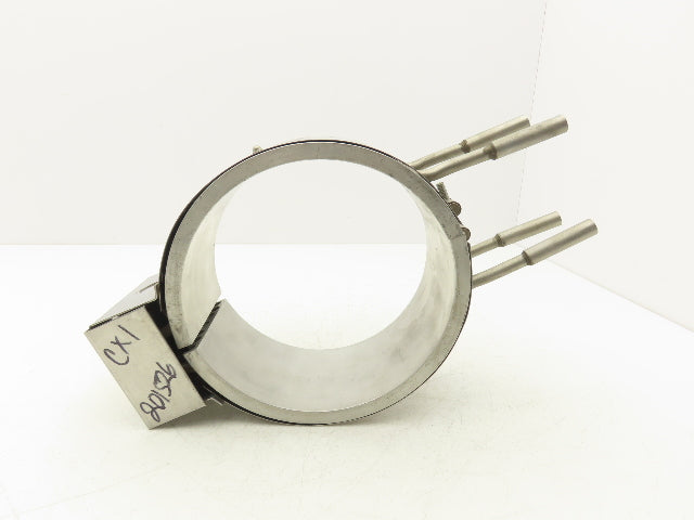 Tempco 0C260 8075F 0324 Band Heater 4"W x 7.25"ID 2800W 240V w/Cooling Tubes