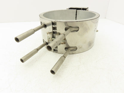 Tempco 0C260 8075F 0324 Band Heater 4"W x 7.25"ID 2800W 240V w/Cooling Tubes