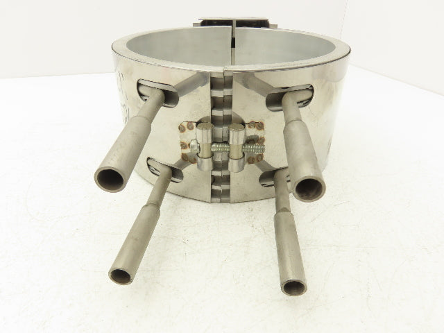 Tempco 0C260 8075F 0324 Band Heater 4"W x 7.25"ID 2800W 240V w/Cooling Tubes