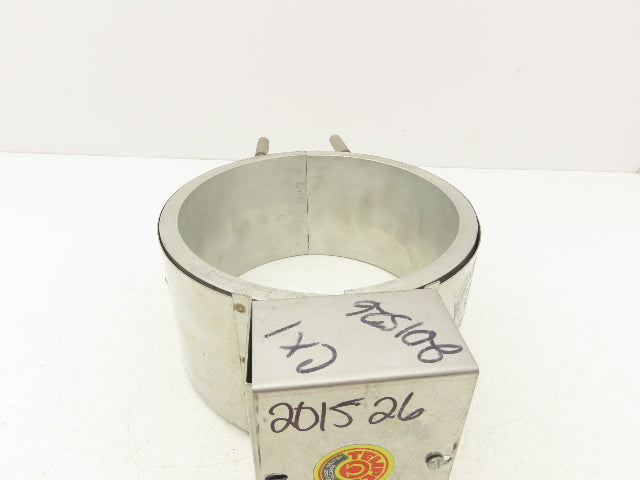 Tempco 0C260 8075F 0324 Band Heater 4"W x 7.25"ID 2800W 240V w/Cooling Tubes
