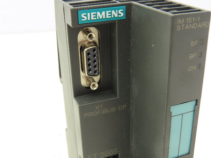 Siemens 6ES7 151-1AA05-0AB0 SIMATIC S7 ET200S Interface Module 24VDC