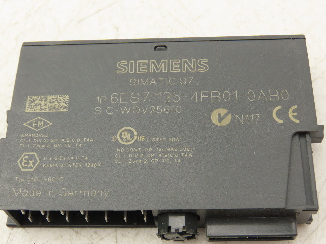 Siemens 6ES7 135-4FB01-0AB0 SIMATIC DP ET200S Analog Output Module 2AO U