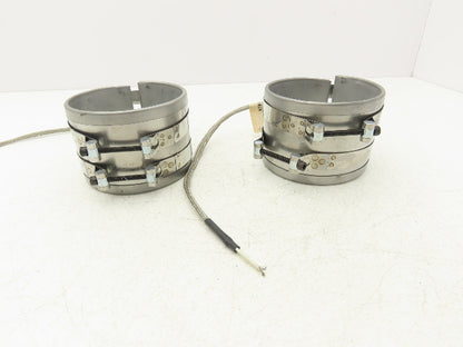 Big Chief BC17521A Steel Band Heater 3"Width x 4"ID 1200W 240V  Lot of 2