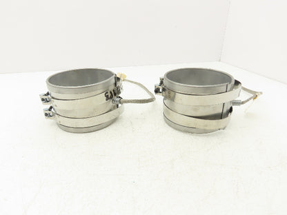 Big Chief BC17521A Steel Band Heater 3"Width x 4"ID 1200W 240V  Lot of 2