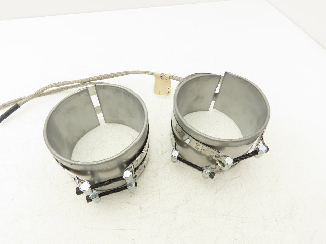 Big Chief BC17521A Steel Band Heater 3"Width x 4"ID 1200W 240V  Lot of 2