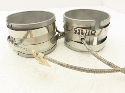 Big Chief BC17521A Steel Band Heater 3"Width x 4"ID 1200W 240V  Lot of 2