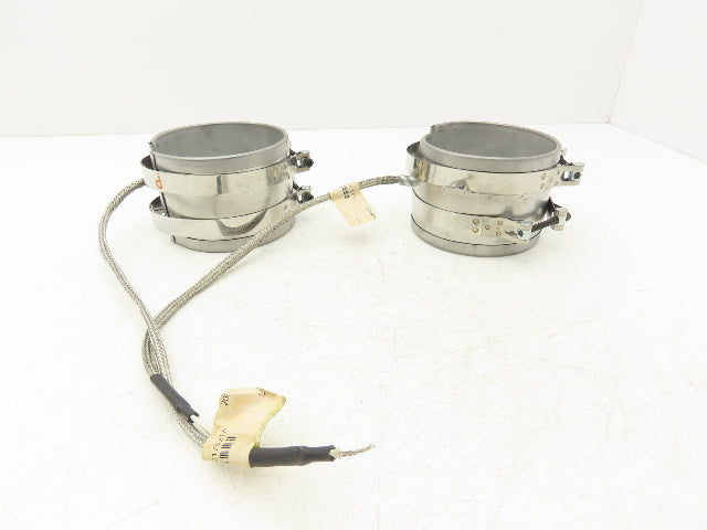 Big Chief BC17521A Steel Band Heater 3"Width x 4"ID 1200W 240V  Lot of 2