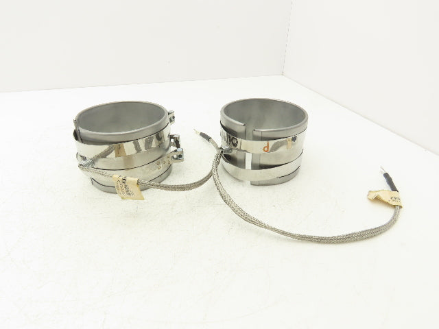 Big Chief BC17521A Steel Band Heater 3"Width x 4"ID 1200W 240V  Lot of 2