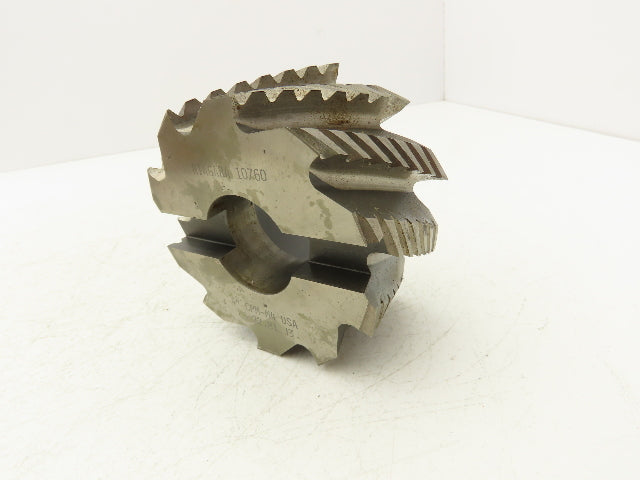 Niagara 10760 10 Flute 4" Cobalt Roughing Style Shell End Mill 1.5" Arbor Hole
