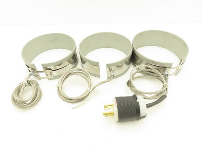 Big Chief BC75190A Steel Band Heater 2.5"Width x 6"ID 1250W 240V  Lot of 3