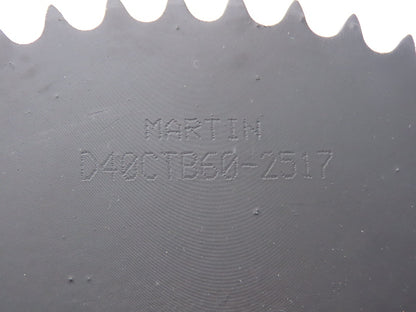 Martin D40CTB60-2517 Steel Sprocket 60 Teeth #40 Chain 1/2" Pitch 2517 Bushing