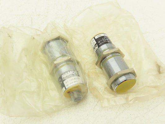 Namco ET 120-42420 Inductive Proximity Switch 20-250 VAC 30mm OD x 60mm Lot of 2