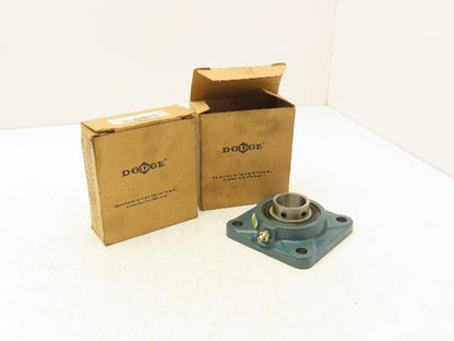 Dodge F4B-SC-104S 4-Bolt Flange Mount Ball Bearing Unit 1-1/4" Bore Lot of 2
