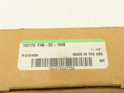 Dodge F4B-SC-104S 4-Bolt Flange Mount Ball Bearing Unit 1-1/4" Bore Lot of 2