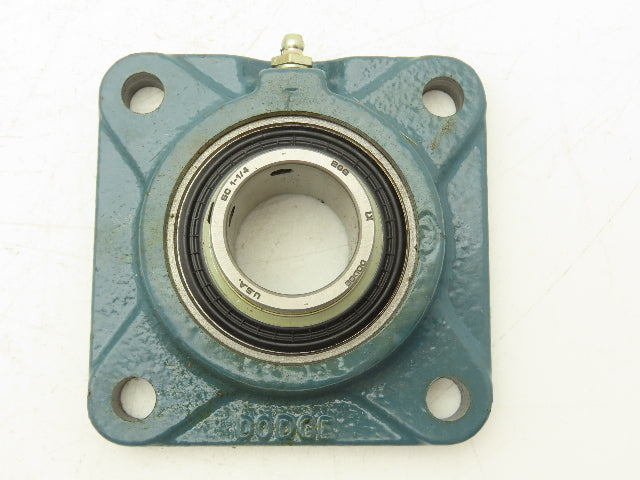 Dodge F4B-SC-104S 4-Bolt Flange Mount Ball Bearing Unit 1-1/4" Bore Lot of 2