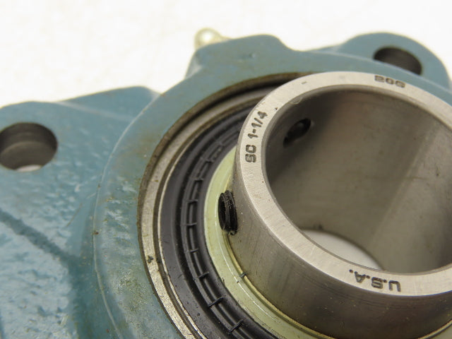 Dodge F4B-SC-104S 4-Bolt Flange Mount Ball Bearing Unit 1-1/4" Bore Lot of 2