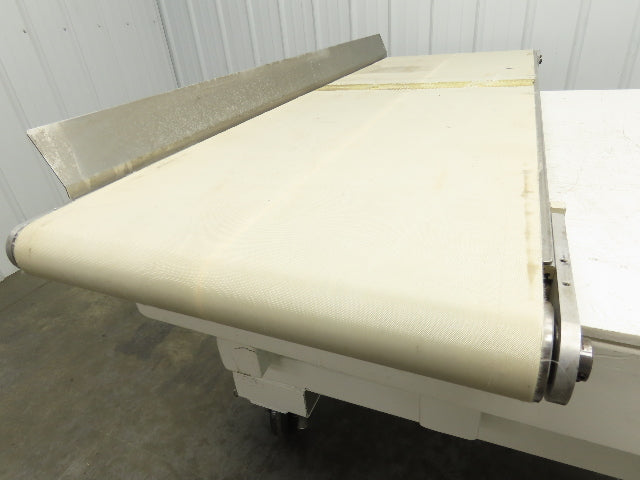 26"x 75"L High Speed Belt Conveyor .5Hp 230/460V 3PH 385 FPM Belt Drive Aluminum