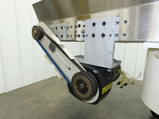 26"x 75"L High Speed Belt Conveyor .5Hp 230/460V 3PH 385 FPM Belt Drive Aluminum