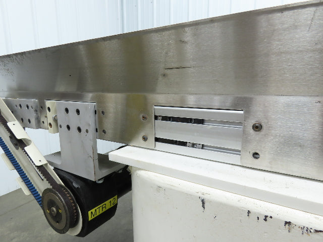 26"x 75"L High Speed Belt Conveyor .5Hp 230/460V 3PH 385 FPM Belt Drive Aluminum