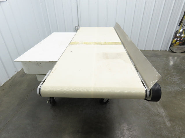 26"x 75"L High Speed Belt Conveyor .5Hp 230/460V 3PH 385 FPM Belt Drive Aluminum