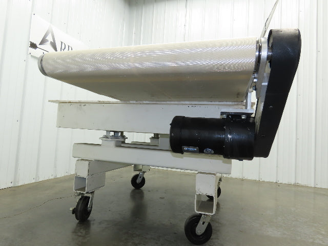 26"x 75"L High Speed Belt Conveyor .5Hp 230/460V 3PH 385 FPM Belt Drive Aluminum