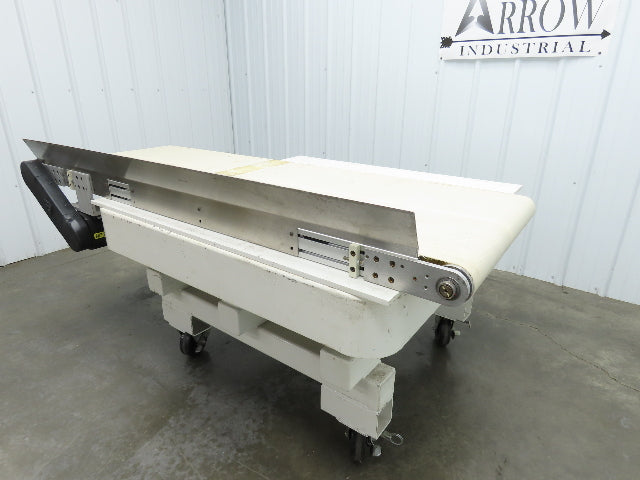 26"x 75"L High Speed Belt Conveyor .5Hp 230/460V 3PH 385 FPM Belt Drive Aluminum