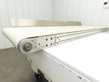 26"x 75"L High Speed Belt Conveyor .5Hp 230/460V 3PH 385 FPM Belt Drive Aluminum