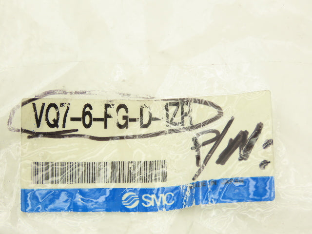 SMC VQ7-6-FG-D-1ZR Pneumatic Air Solenoid Valve Size 1 ISO 4/5 Port 0.15-1.0MPa
