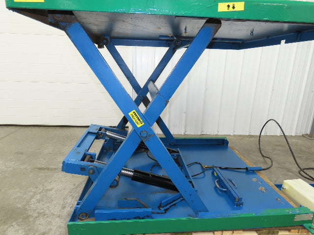 Vestil EHLTX Low Profile Lift Table 2000lb 53x51" Top 36" Travel 480V 3Ph